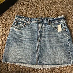 GAP Blue Mini Skirt Casual Denim